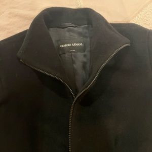 Black Armani coat. Like new.